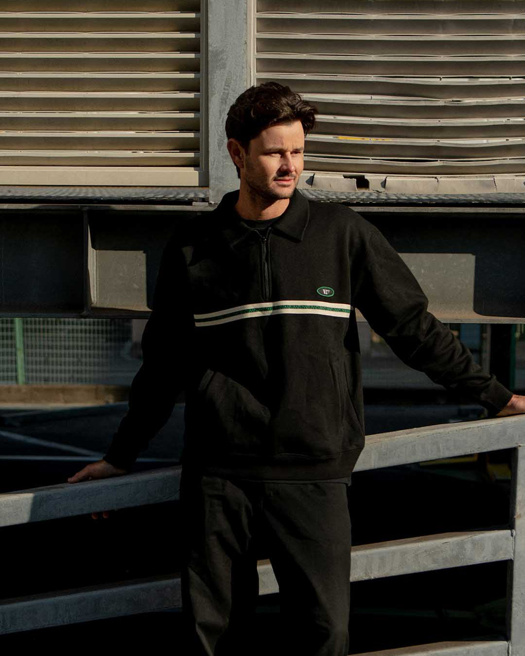 Polerón Rivvia Projects Social Member 1/4 Zip Negro