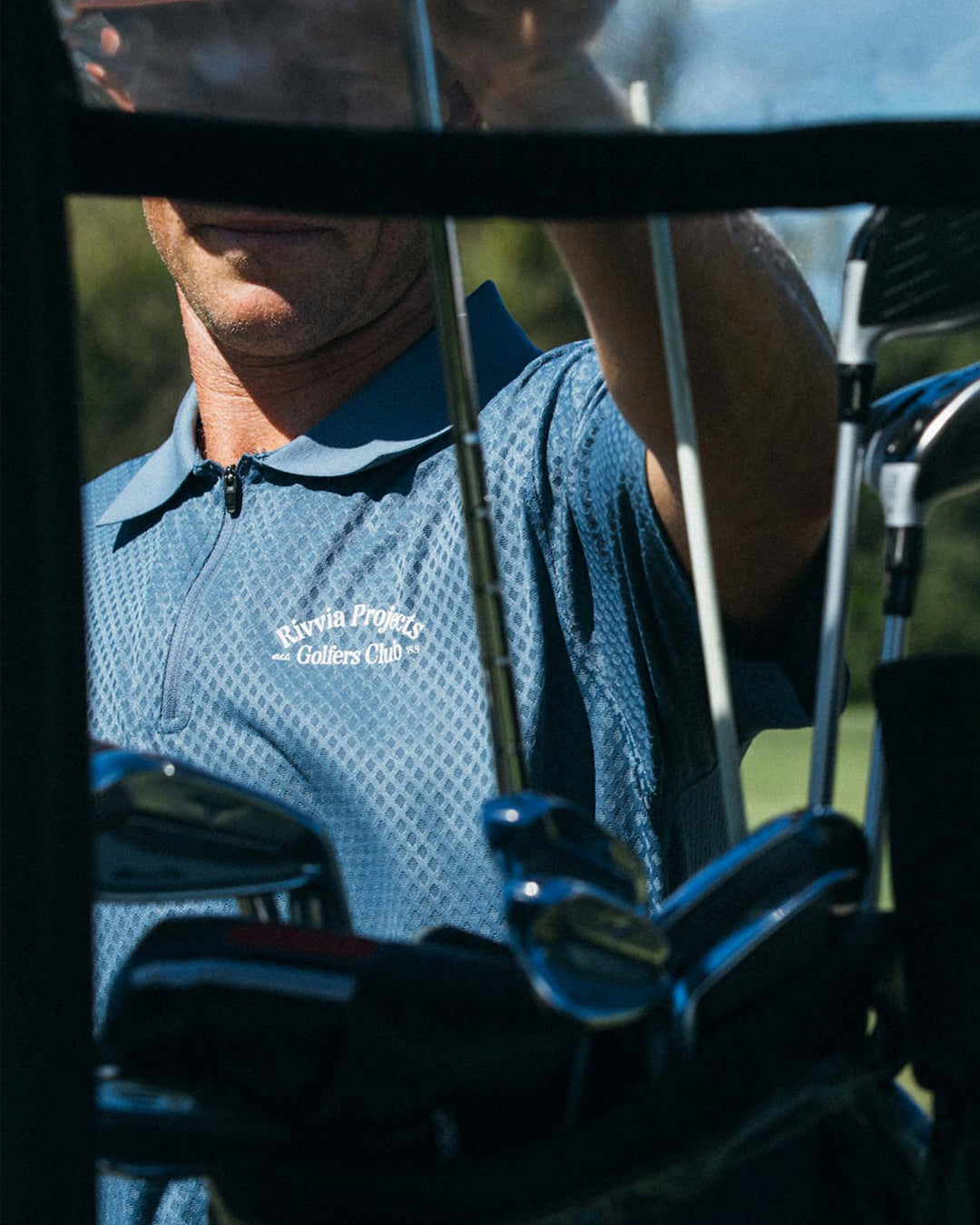 Camisa Rivvia Projects Golfers Club Polo Steel Gris