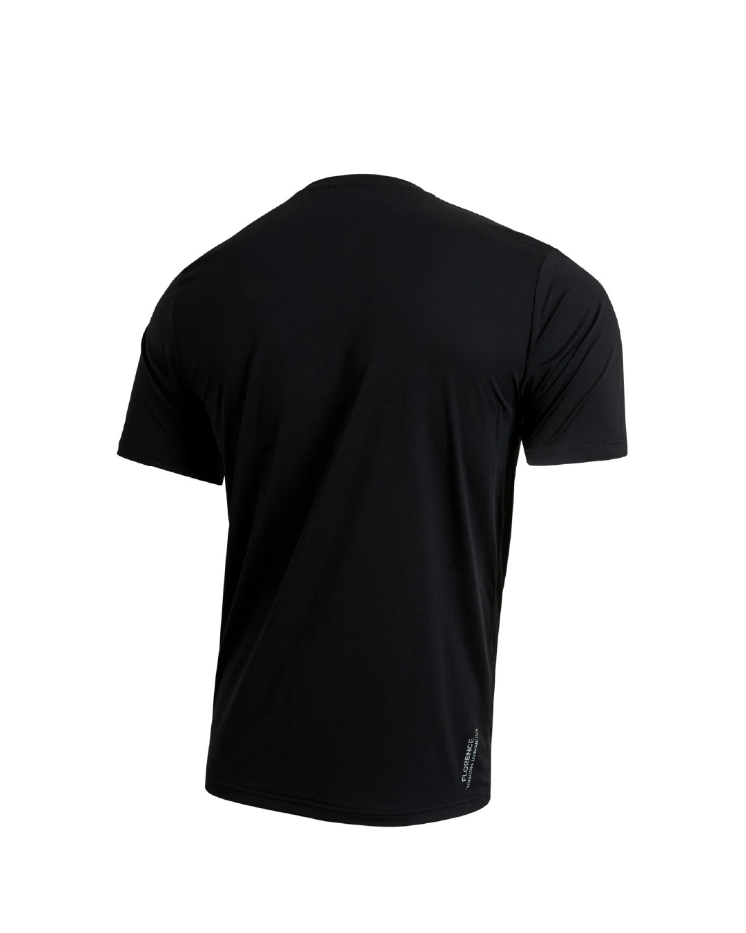 Polera Florence Airtex  Logo Short Sleeve Negra