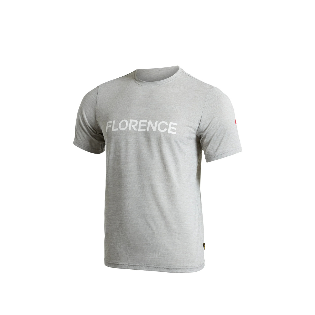 POLERA FLORENCE Airtex  Logo Short Sleeve Shirt - Light Heather Grey