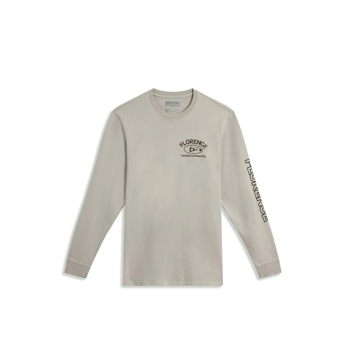 POLERA FLORENCE Equipment Modern Long Sleeve T- Shirt -Willow