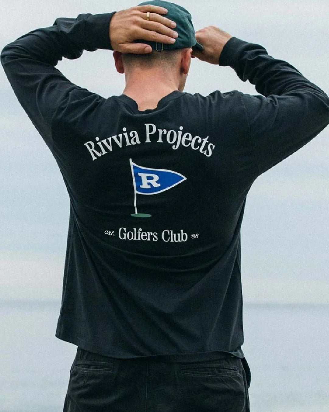 Polera Flag LS Negra