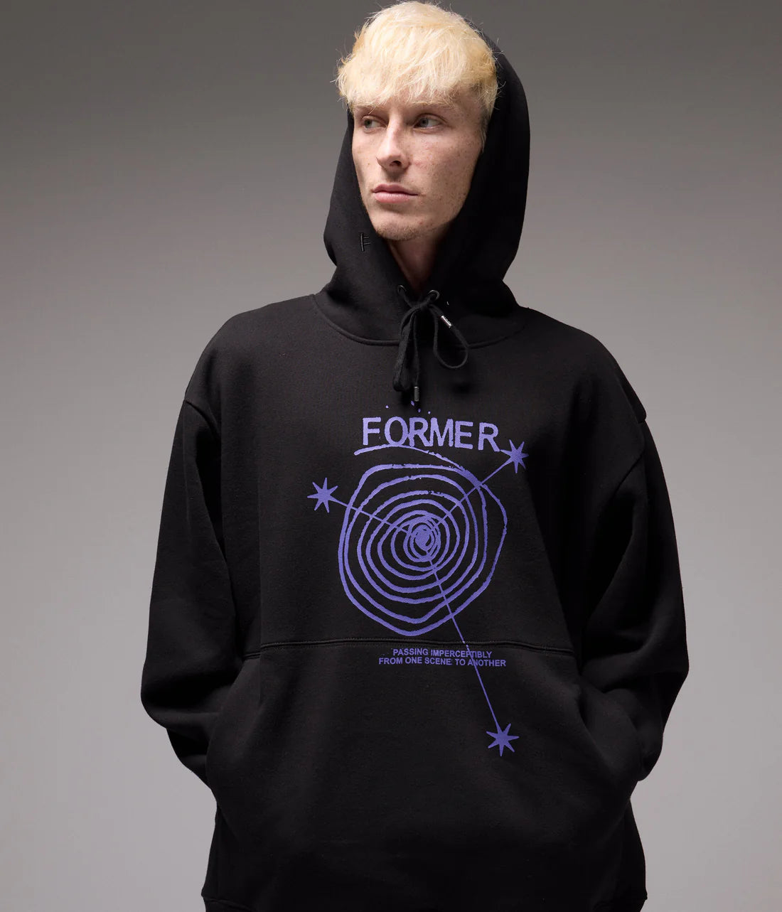Poleron FORMER Mindless Hood Black