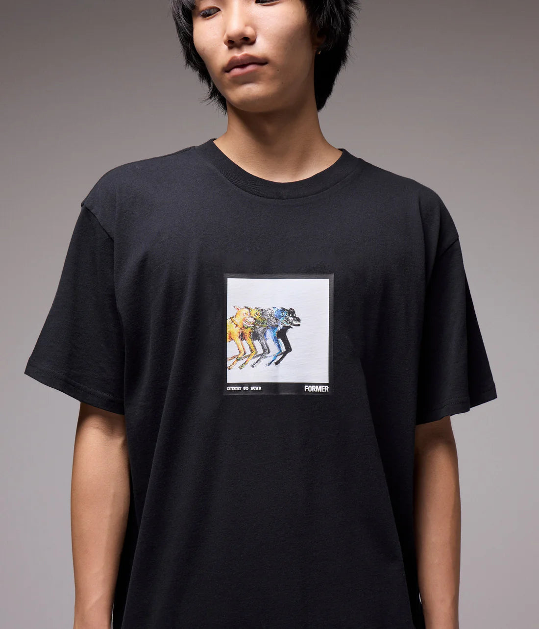 Polera FORMER Erratic Black