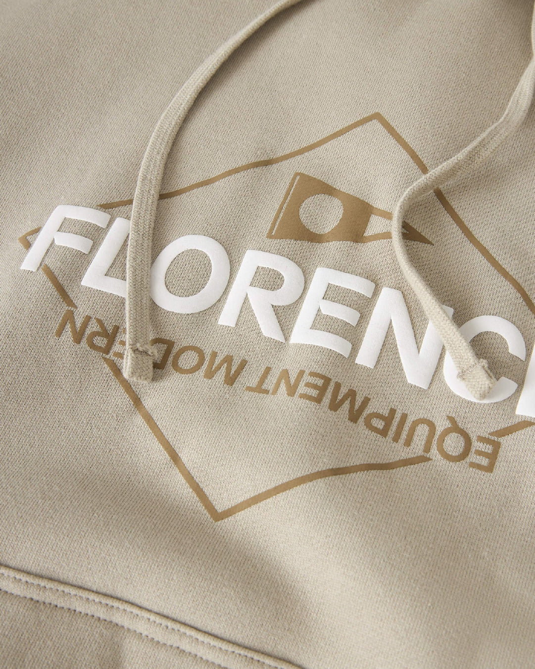Hoodie Florence Flag Beige