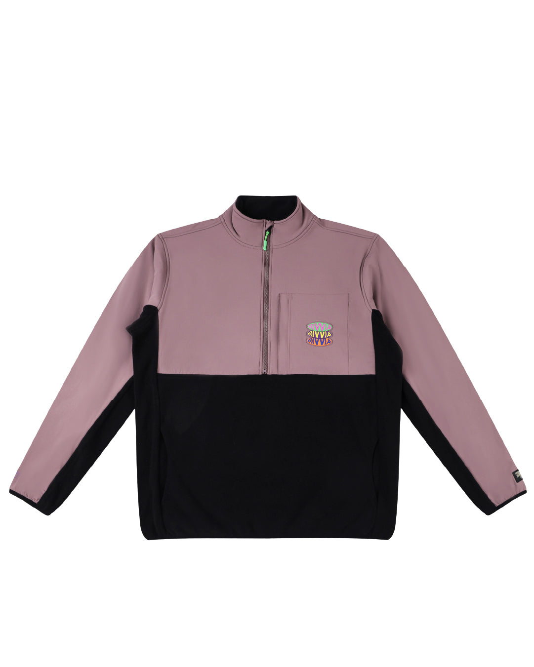 Polar Rivvia Projects Pop Repeat 1/2 Zip Negro/Lavanda